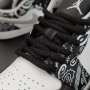 Nike Air Jordan 1 Low Bandana Grafitti Black White Grey Обувки Маратонки Кецове Номер 39 Размер Нови, снимка 2