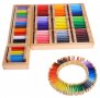 Монтесори цветни сензорни кутии 3бр. ПЪЛЕН КОМПЛЕКТ, снимка 10