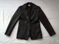 Topshop дамско кожено яке - блейзър в черен цвят р-р S (EU 36), снимка 6