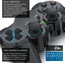 НОВ Джойстик за PlayStation, CSL контролер, безжичен PS2 геймпад, 2,4 GHz адаптер с двойна вибрация, снимка 5