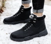 Черни Мъжки Боти с Топла Вата , снимка 2