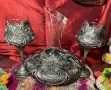 Сервиз за вино в старинно злато, снимка 5