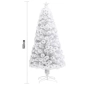 Изкуствена коледна елха - бяла, снимка 4