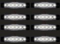 Диодни LED ЛЕД БЕЛИ габарити лед светлини 12V и 24V "рибки", снимка 3
