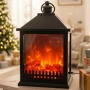 Led декоративен фенер камина с реалистичен пламък, снимка 5