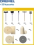 DREMEL 684-комплект консумативи за почистване и полиране, снимка 2