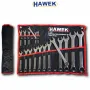 Професионален комплект звездогаечни ключове HAWEK 18 части 8-32мм, снимка 1