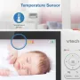 VTech VM924 5-инчов екранен дистанционен монитор с камера и аудио, до 31 часа батерия за аудио , снимка 5