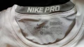 Nike Pro Combat Compression XL бял и черен потник, снимка 3