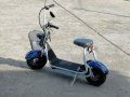 ЕЛЕКТРИЧЕСКИ СКУТЕР Maxmotors Little City Harley 1200W SKY-BLUE , снимка 4