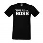 Мъжка тениска The Real BOSS, снимка 1 - Тениски - 33224252
