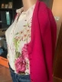 Жилетка Benetton  цвят фуксия ( мерино,, снимка 6