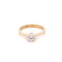 Златен дамски пръстен 1,98гр. размер:49 14кр. проба:585 модел:21895-2, снимка 1 - Пръстени - 44134095