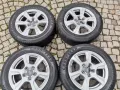 4бр ОРИГИНАЛНИ НЕМСКИ ЛЕТИ Audi джанти 5Х112, 16" с гуми GOODYEAR EFFICIENT GRIP 225/55/16, снимка 1