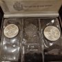 Комплект сребърни монети Рафаело Сан Марино 500 и 1000 лири 1983 сертификат , снимка 2