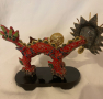 Китайски античен червен метален дракон, снимка 4