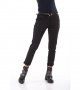 Черен дамски 7/8 памучен панталон марка Rylko by Agnes & Paul - EU38, снимка 1 - Панталони - 33237598