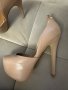 Кожени обувки на ток, снимка 1 - Дамски обувки на ток - 41575183