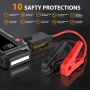 Нов GIATERO джъмп стартер 4000A / 23800mAh бензин/ дизел, авариен стартер за кола и мотоциклет..., снимка 4