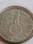 Сребърна монета 2 райхсмарки 1938г. Нацистка Германия Трети Райх с СХВАСТИКА за КОЛЕКЦИЯ 42060, снимка 3