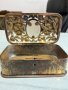 Стара бронзова кутия за бижута с порцеланова плочка Fragonard. №3829, снимка 6