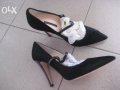 ЕСТЕСТВЕН косъм Обувки Daniele Ancarani, снимка 1 - Дамски елегантни обувки - 27992026