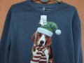 Нова мъжка коледна ватирана блуза фланела суитшърт пуловер фанела (L), снимка 2
