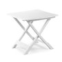 Сгъваема градинка маса пластмаса бяла, снимка 5