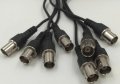 DB15 Pin VGA Мъжко към 8x BNC Video + 4x Audio RCA Женски Адаптер Кабел с Конектори за Видео Кепчър, снимка 4