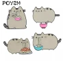 Значки Pusheen коте, снимка 1