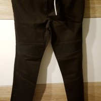 Макси дънки Дънков панталон голям размер 3ХЛ с ципове и мото елементи, снимка 3 - Дънки - 33226142