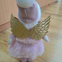 Кукличка ангелче 25 см., снимка 3 - Декорация за дома - 43031539