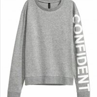 Сива блуза H&M, снимка 1 - Блузи с дълъг ръкав и пуловери - 27751829