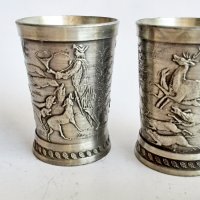 Калаени релефни чаши, снимка 3 - Колекции - 37563135
