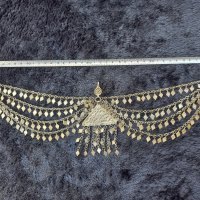 Сребърна Трепка Възрожденски Прочелник накит носия пафта, снимка 1 - Антикварни и старинни предмети - 43171896
