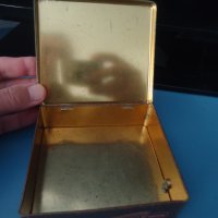 Стара колекционерска ламаринена кутия за пури пурети , снимка 5 - Колекции - 43592178