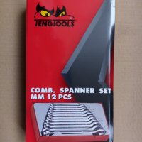 Teng Tools 12 броя Гаечни ключове комплект  8-19мм, снимка 7 - Ключове - 27618615