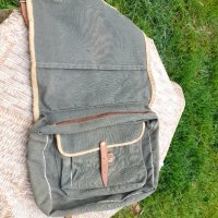 Стара брезентова чанта #12, снимка 5 - Антикварни и старинни предмети - 40644539