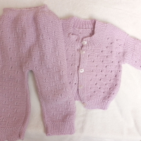 Бебешки комплект жилетка и панталон, 9-12м, снимка 1 - Жилетки и елечета за бебе - 44843898