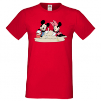 Мъжка тениска Mickey & Minnie 4 Подарък,Изненада,Рожден ден, снимка 9 - Тениски - 36575522