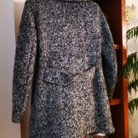 Дамско сиво палто букле H&M DIVIDED, снимка 2 - Палта, манта - 43142206