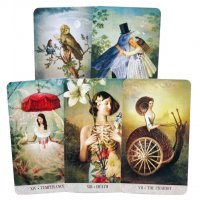 Таро&оракул карти:Tarot of Mystical Moments&Oracle of Mystical Moments, снимка 10 - Карти за игра - 34704763