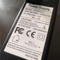 Адаптер Power Supply за външен хард диск FLY36-5-12, снимка 1 - Кабели и адаптери - 28501619