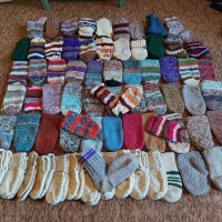 Терлици, гети родопски ръчно изработели плетени вълнени чорапи нови, снимка 2 - Други - 42952360