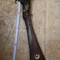Дълга кремъчна пушка кремаклийка, снимка 9 - Антикварни и старинни предмети - 43421129