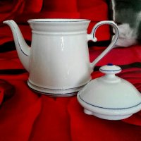 Немски чайник Мариенбад- порцелан, снимка 3 - Антикварни и старинни предмети - 33610718