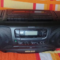 Sony CDF-380L Boombox Stereo Cd Player Radio Tape MEGABASS
