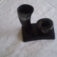 Ръчно изработени ваза и мастилница от рог, снимка 5 - Други ценни предмети - 33518255