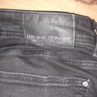Zara - черни дънки слим, снимка 6 - Дънки - 26518308