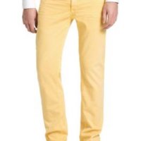 hugo boss orange yellow mens jeans - страхотни мъжки дънки, снимка 1 - Дънки - 28045372